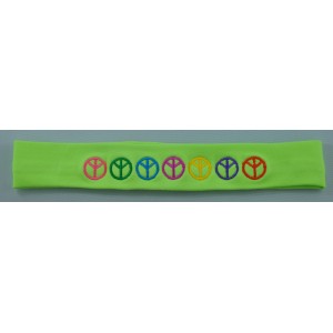 Headband Peace Embroidered 