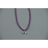 Puffy Heart Sterling Silver Necklace