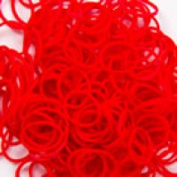 Rainbow Loom Elastic Red