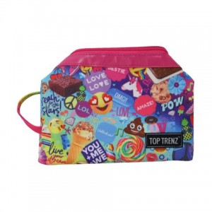 Cosmetic/Toiletry Bag- Pow Print