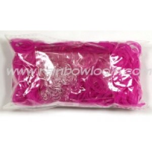 Rainbow Loom Elastic Pink Jelly