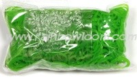 Rainbow Loom Elastic Green Jelly