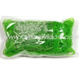 Rainbow Loom Elastic Green Jelly