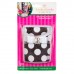 Magnetic Locker Bin- Black & White Polka Dots