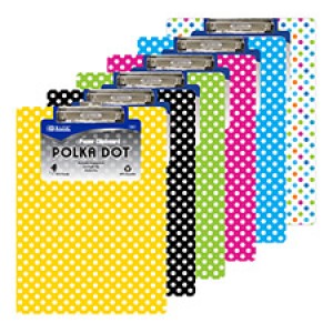 Clipboard- Polka Dots