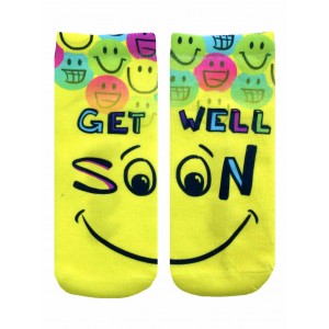 -Printed Socks- Get Well Soon