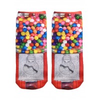 -Printed Socks- Gumball