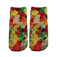 -Printed Socks- Gummy Bear