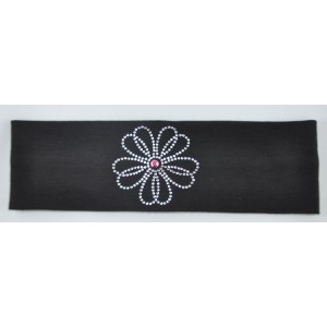 Headband Flower Rhinestone 