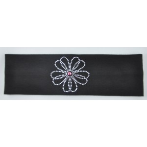 Headband Flower Rhinestone 