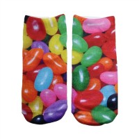 -Printed Socks- Jellybeans