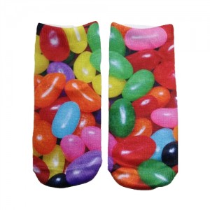 -Printed Socks- Jellybeans
