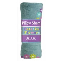 Pillowcase Plush Sham Peace Flowers