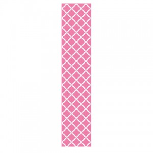 Locker/ Room Peel & Stick Wallpaper- Pink Quatrefoil