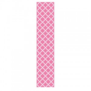 Locker/ Room Peel & Stick Wallpaper- Pink Quatrefoil