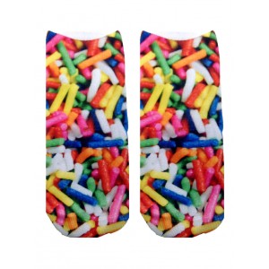-Printed Socks- Sprinkles