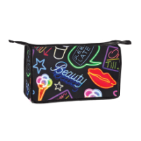 Cosmetic/Toiletry Bag Neoprene- Neon Fun