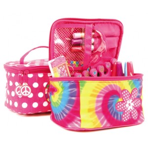 Cosmetic/Toiletry Bag - Tie Dye or Polka Dots