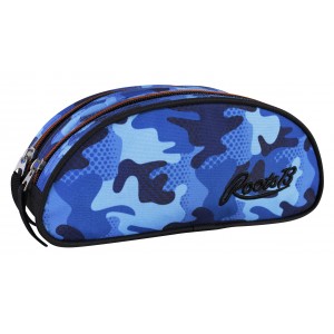 Pencil Case- Blue Camo