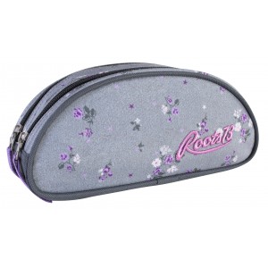 Pencil Case- Grey Floral