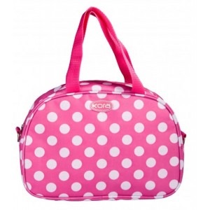 Polka Dot Lunch Bag Pink