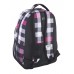 Roots Backpack Plaid Grey/Orange