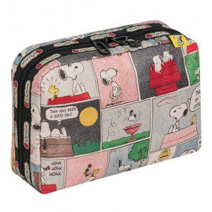 LeSportsac Snoopy Patchwork XL Rectangular Cosmetic