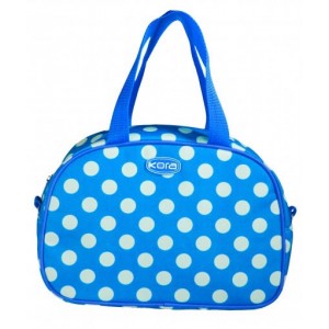 Polka Dot Lunch Bag Blue