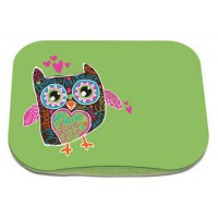 Lap Desk With Carry Handle- Owl