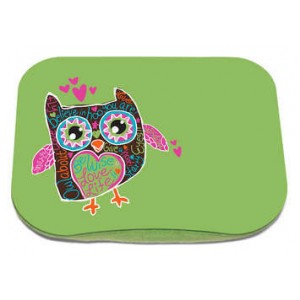 Lap Desk With Carry Handle- Owl