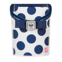 Magnetic Locker Bin Navy Dot