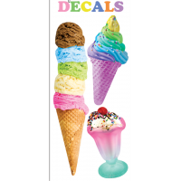 Decal- Ice Cream - Small- iscream