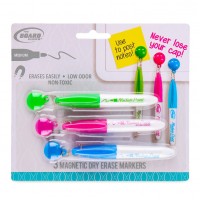 Markers- Medium Mini Magnetic Dry Erase - Set of Three