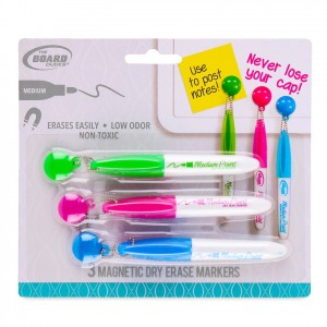 Markers- Medium Mini Magnetic Dry Erase - Set of Three