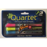 Markers- Three Fine Neon Dry Erase Paint Markers