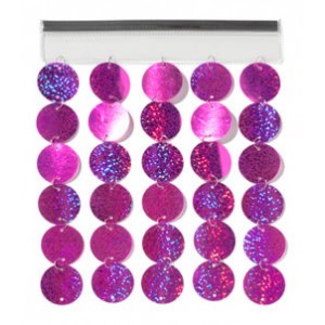 Glitterati Locker Curtain- Pink