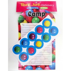 Foldover Cards Gumballs- Bunk Junk