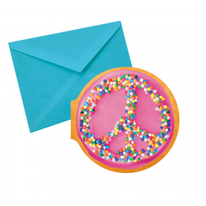 Notecards Peace Donut Chocolate Scented