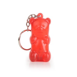 Gummy Bear Keychain Red
