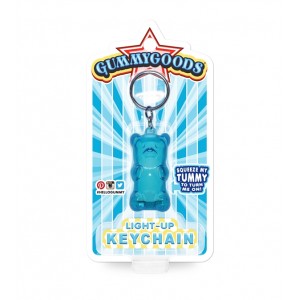 Gummy Bear Keychain Blue