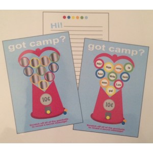 Scratch Card Got Camp?- Send to Your Camper