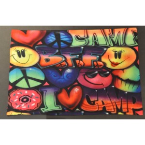 Pillowcase Airbrush I Love Camp 