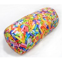 Microbead Bolster Pillow- Sprinkles