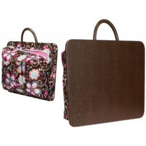 Faux Leather Lap Desk & Laptop Carrier