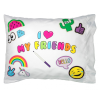 Pillowcase Autograph I Love My Friends