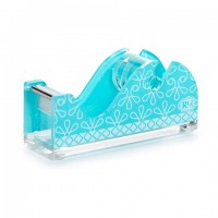 Desktop Tape Dispenser- Aqua Swirl